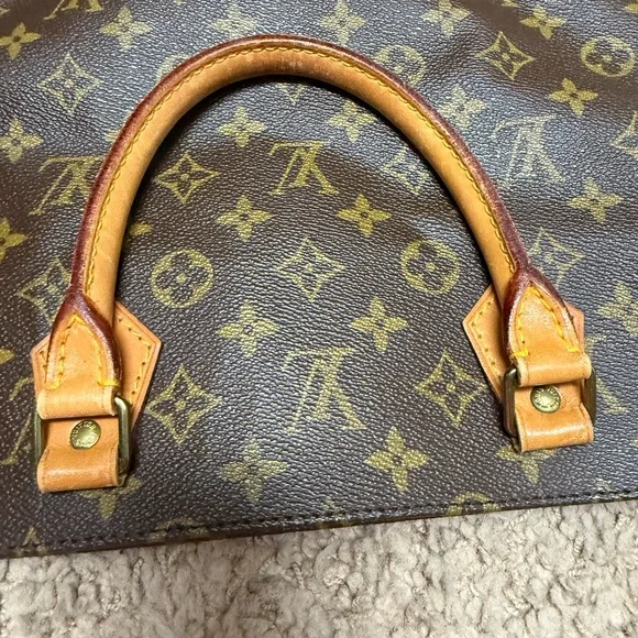 Louis Vuitton Brown Monogram Tote - Picture 7 of 13